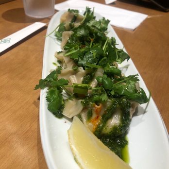 Tomizo Ramen - Cilantro dumplings - Ramen Near Me - Gardena, California Tomizo Ramen - Cilantro dumplings - Ramen Near Me - Gardena, California