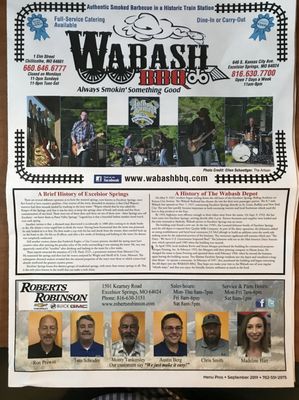 Wabash q 646 S Kansas City Ave Excelsior Springs Mo Barbecue Mapquest