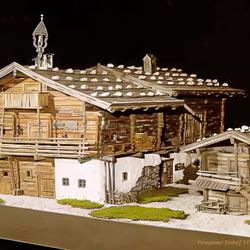Ritzensee - Pinzgauer Einhof 17. Jhdt. (Modell: H. Rohrmoser)