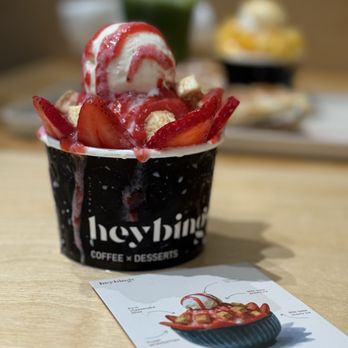 Heybings Desserts & Coffee - Strawberry cheesecake - Desserts Near Me - Irvine, California Heybings Desserts & Coffee - Strawberry cheesecake - Desserts Near Me - Irvine, California