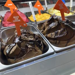 Ice cream close up