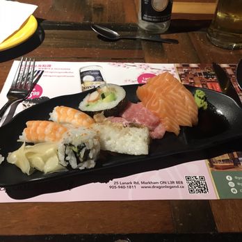 Dragon Legend - Sashimi and sushi as a starter - Chinese Near Me - Markham, Ontario Dragon Legend - Sashimi and sushi as a starter - Chinese Near Me - Markham, Ontario