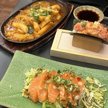 KChickin - tteokboki, Yum Yum Salmon, spicy salmon roll - Japanese Near Me - Boston, Massachusetts KChickin - tteokboki, Yum Yum Salmon, spicy salmon roll - Japanese Near Me - Boston, Massachusetts