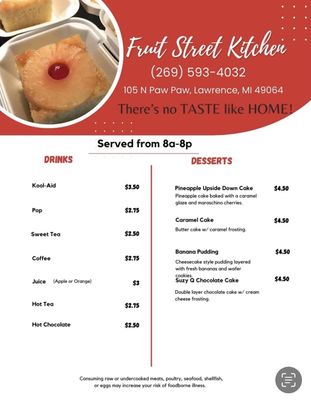 Menu photo 3 Fruit Street Kitchen ll Lawrence, MI Menu photo 3 Fruit Street Kitchen ll Lawrence, MI