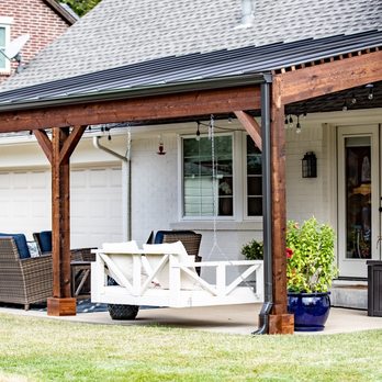 Precision Outdoors - Finished pergola - Landscaping Near Me