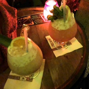 False Idol - Painkiller on the left and I don't remember on the right - Cocktail Bars Near Me - San Diego, California