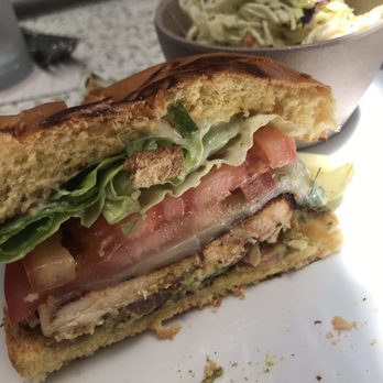 C Level - Blackened chicken sandwich - New American Near Me - San Diego, California