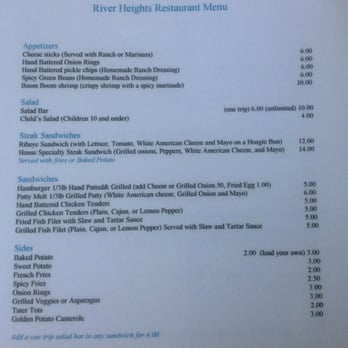 River Heights Restaurant - American Near Me - Crump, Tennessee