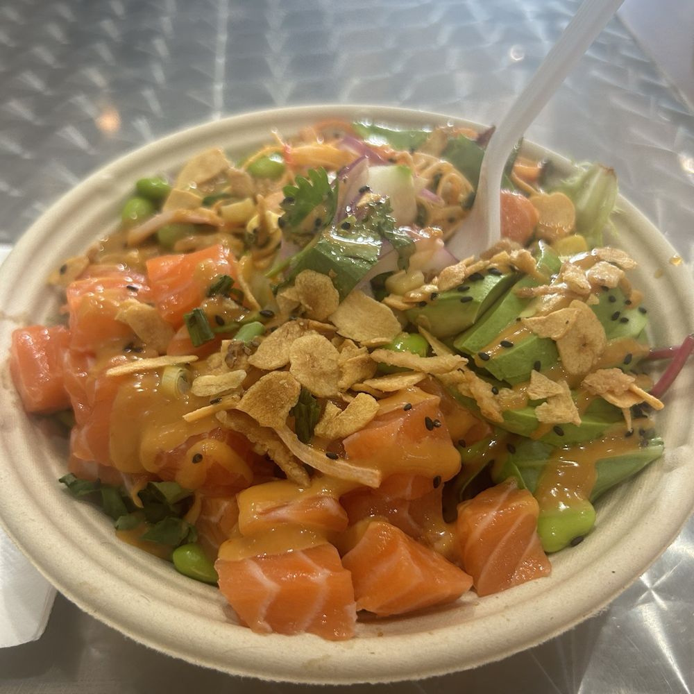 Make your own salmon bowl Make your own salmon bowl