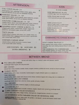 Menu photo 1 Charming Fig Livermore, CA