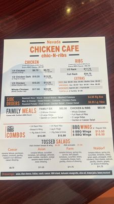 Menu photo 2 Nevada Chicken Cafe Las Vegas, NV Menu photo 2 Nevada Chicken Cafe Las Vegas, NV