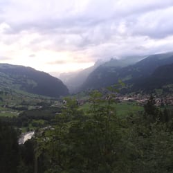 Berggasthaus Marmorbruch - Outdoor dining view.