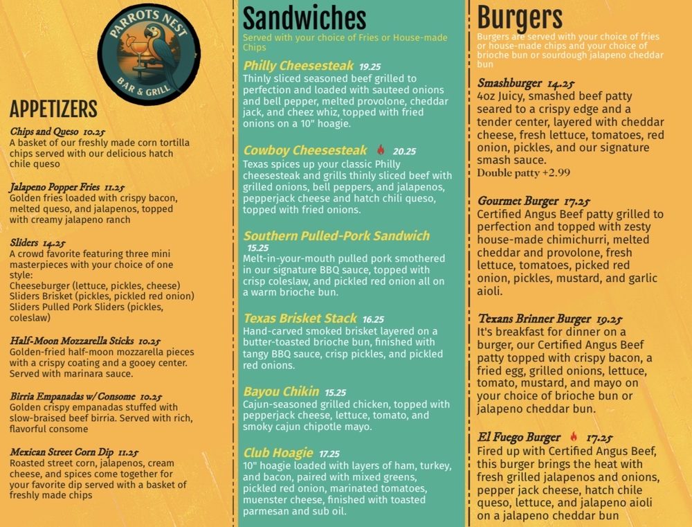 Parrots Nest Bar & Grill Image