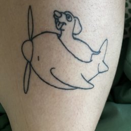 got charged $120 for a FULL HOUR to be done on this tattoo and it was done in 30 minutes. The lines are uneven and some are even bleeding.