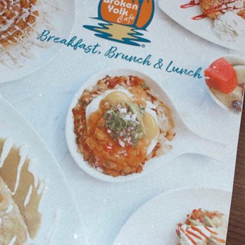 Broken Yolk Cafe - Cover menu - Breakfast & Brunch Near Me - Orange, California Broken Yolk Cafe - Cover menu - Breakfast & Brunch Near Me - Orange, California