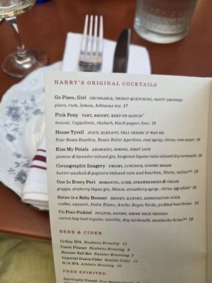 Menu photo 1 Harry's Fine Foods Seattle, WA