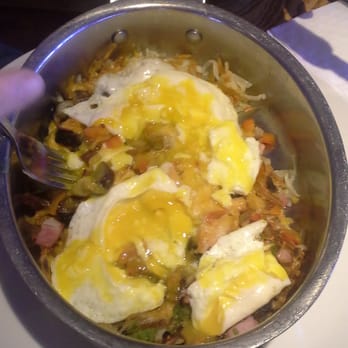 Alexanders Cafe - Butcher block skillet. - Diners Near Me - Elgin, Illinois