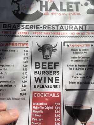 Menu photo 1 Le Chalet de mon Pére Saint Herblain, 44