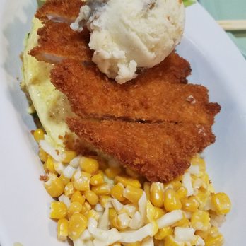Dan Moo Ji - Omelette rice with pork katsu - Korean Near Me - Duluth, Georgia