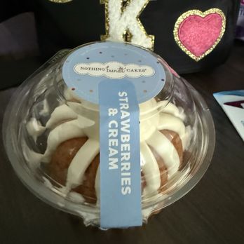 Nothing Bundt Cakes - Strawberries & Cream Bundtlet - Bakeries Near Me - San Antonio, Texas Nothing Bundt Cakes - Strawberries & Cream Bundtlet - Bakeries Near Me - San Antonio, Texas