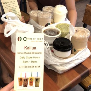 Coffee or Tea？Kailua - Bubble Tea Near Me - Kailua, Hawaii