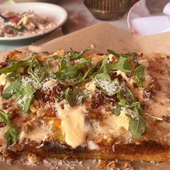 Culinary Dropout - Sausage, Bacon & Egg Pizza* - New American Near Me - Birmingham, Alabama