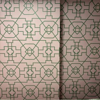 Accurate Painting & Wallpaper - Wallpaper in front of bed - Painters Near Me - Newark, New Jersey