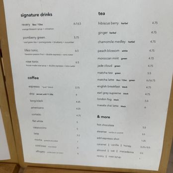 Reverent Coffee Bar - Menu - Coffee & Tea Near Me - Rolling Hills, California Reverent Coffee Bar - Menu - Coffee & Tea Near Me - Rolling Hills, California