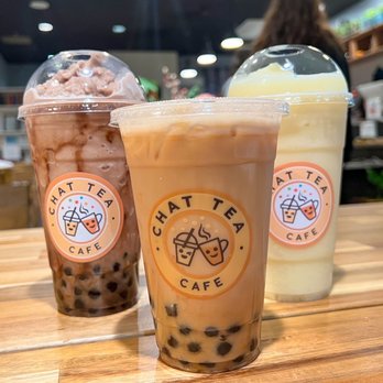 Chat Tea Eastvale - Milk tea, chocolate smoothie and Pineapple Coconut Delight - Bubble Tea Near Me - Eastvale, California