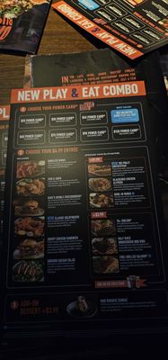 Menu photo 1 Dave & Buster's Northridge Northridge, CA Menu photo 1 Dave & Buster's Northridge Northridge, CA