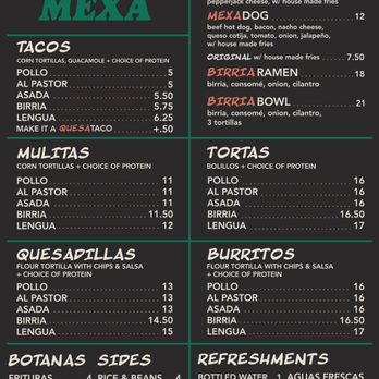 Sazon Mexa - Menu as of 5/29/2025 - Food Trucks Near Me - Lahaina, Hawaii Sazon Mexa - Menu as of 5/29/2025 - Food Trucks Near Me - Lahaina, Hawaii