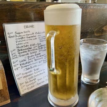 Shoya Izakaya - Crisp frosty mug of beer - Japanese Near Me - Lomita, California Shoya Izakaya - Crisp frosty mug of beer - Japanese Near Me - Lomita, California