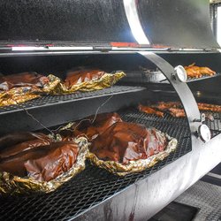 MooHogz Craft BBQ - Smoked Briskets Wrapped