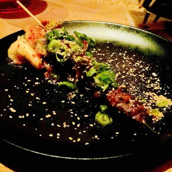 SUSHI-SAN - Spicy Kalbi Skewer - Sushi Bars Near Me - Chicago, Illinois SUSHI-SAN - Spicy Kalbi Skewer - Sushi Bars Near Me - Chicago, Illinois
