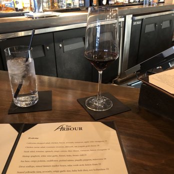The Arbour - Glass of wine at the bar - New American Near Me - Pasadena, California