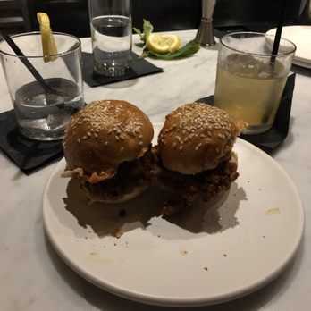 Squirrel's Pizza - Calabrian Chile Sloppy Joe Sliders - Pizza Near Me - Savannah, Georgia Squirrel's Pizza - Calabrian Chile Sloppy Joe Sliders - Pizza Near Me - Savannah, Georgia