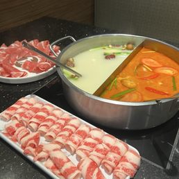 bone broth & tom yum with beef and lamb meat bone broth & tom yum with beef and lamb meat