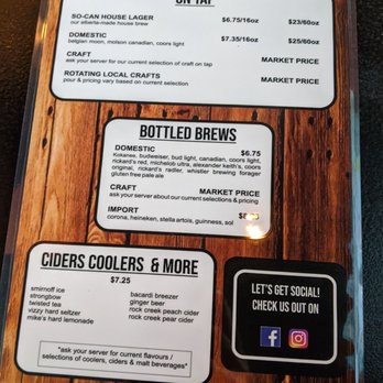 Social Canadian House - Pizza Near Me - Edmonton, Alberta