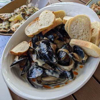 Eurasia Cafe - Blue Cheese mussels - New American Near Me - Virginia Beach, Virginia Eurasia Cafe - Blue Cheese mussels - New American Near Me - Virginia Beach, Virginia