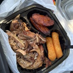 Bravo Supermarkets - Pulled pork, fried yucca, and plantains