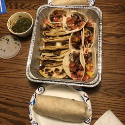 A special offered by the Jerk Joint. Two Doobies and a panful of tacos! Great stuff!