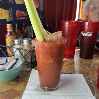 Squeeze In - The bloody Mary was perfect. She did ask me if I wanted bacon in my bloody Mary and I've never heard of such thing so I said no. - Breakfast & Brunch Near Me - Reno, Nevada