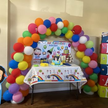 Gaby's Cakes - a birthday party with balloons and decorations - Custom Cakes Near Me Gaby's Cakes - a birthday party with balloons and decorations - Custom Cakes Near Me