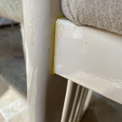 Feasterville Upholstery - Wood/finish damage and dripping glue