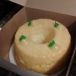 Party Cake Shop - A lemon angel food cake a neighbor brought to our housewarming party