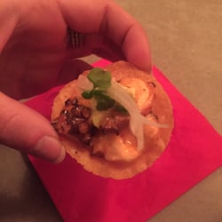 Tacuba Hell's Kitchen - Octopus tostada, delish