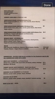 Menu photo 7 Whole Being Cafe Flowery Branch, GA Menu photo 7 Whole Being Cafe Flowery Branch, GA