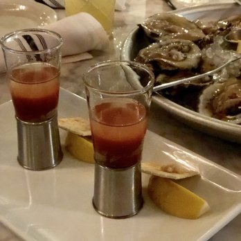 Cellar 7 - Oyster shots .... - American Near Me - Houston, Texas