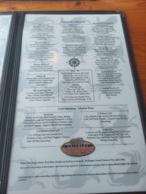 Menu photo 4 Laishley Crab House Punta Gorda, FL