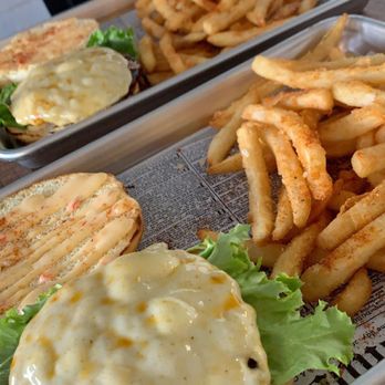 Black Salt Kitchen - Single cheeseburger and fries - Burgers Near Me - Blacksburg, Virginia Black Salt Kitchen - Single cheeseburger and fries - Burgers Near Me - Blacksburg, Virginia